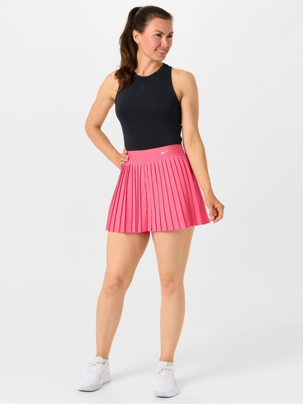 Nike Women's Dri-FIT High-Waist Tennis Skirt  - Large with built in shorts